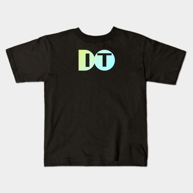 Do it! Kids T-Shirt by Blacklinesw9